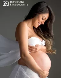 Séance photo grossesse offerte, dans un studio photo intégré à la maternité !