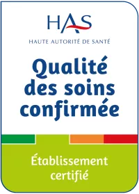 Etablissement certifié "Qualité des soins confirmée"